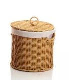 Mien Rattan Kapaklı Sepet Büyük Boy 25X25 Cm