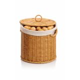 Mien Rattan Kapaklı Sepet Küçük Boy 21x20 cm
