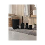 Mien Siyah Çizgili 5 Parça Banyo Seti mien 5 li banyo seti