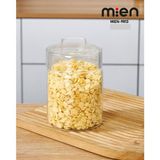 Mien Yuvarlak Cam Kavanoz 600 ml - Şeffaf - 1