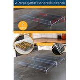 Mienda Home 2 Adet Pleksi Şeffaf Stand Baharatlık Standı Çekmece Içi Düzenleyici-mhydkplx2