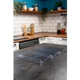 Mienda Home 3 Adet Kaydırmaz Pedli Şeffaf Stand Baharatlık Standı Çekmece Içi Düzenleyici MH.YDK.PLX3