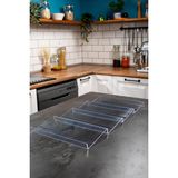 Mienda Home 4 Adet Kaydırmaz Pedli Şeffaf Stand Baharatlık Standı Çekmece Içi Düzenleyici Mhydkplx4 - 41 Delft Blue