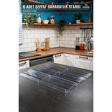 Mienda Home 6 Parça Pleksi-şeffaf Baharatlık Standı Çekmece İçi Düzenleyici Organizer-mhydkplx6