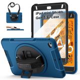 Miesherk STOCK iPad Mini 5/4 için Kılıf: Darbeye Dayanıklı TPU Kılıf iPad Mini 5./4. Nesil 7,9 İnç 2019/2015 için- Ekran Koruyuculu - Stand- Kulp - Omuz Askısı - Kalem Tutacağı- Mavi