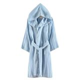 Miespiga Ördek Nakışlı Çocuk Müslin Bornoz | Havuz, Plaj, Banyo Kapşonlu Kız & Erkek Çocuk Müslin ve Pamuklu Kimono Bornoz (7-8 Yaş, Mavi)