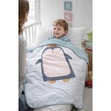 Miespiga Penguen Elyaflı Bebek Battaniyesi 75X100 - Turkuaz - 75 x 100 cm