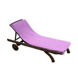 Miespiga%100 Pamuk 190x73 Şezlong Havlusu – Katlanabilir Plaj Sandalyesi ve Şezlong Örtüsü, Pembe