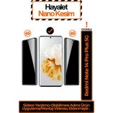 Mietubl Xiaomi Redmi Note 14 Pro Plus 5g Uyumlu Hayalet Nano Ekran Koruyucu | 30° Gizlilik, Kavisli Ekran Tam Uyum, Kırılmaz Esnek Polymer Zırh - .
