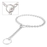 Mighty Paw Kaymaz Yaka. Birinci Sınıf Paslanmaz Çelik Boğulma Yakası. Güçlü, Dayanıklı, Hava Koşullarına Dayanıklı, Matlaşmaya Dayanıklı Metal Zincir. Çekilmez Köpek Eğitim Tasması. 50,8 cm