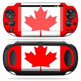 MightySkins Cilt PS Vita PSVITA Playstation Vita ile Uyumlu Taşınabilir sargı Çıkartma Kaplamaları Canadian Pride
