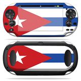 MightySkins Cilt PS Vita PSVITA Playstation Vita ile Uyumlu Taşınabilir sargı Çıkartma Kaplamaları Küba Bayrağı