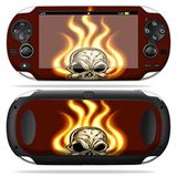 MightySkins Cilt PS Vita PSVITA Playstation Vita ile Uyumlu Taşınabilir sargı Çıkartma Kaplamaları Yanan Kafatası