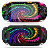 MightySkins Cilt PS Vita PSVITA Playstation Vita ile Uyumlu Taşınabilir sargı Çıkartma Skins Trippy Spiral