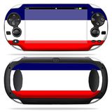 MightySkins Kaplama PS Vita PSVITA Playstation Vita ile Uyumlu Taşınabilir sargı Çıkartma Kaplamaları Fransa Bayrağı