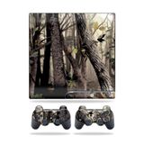 MightySkins Kaplama Sony Playstation 3 PS3 Slim Skins + 2 Controller Skins Sticker Ağaç Kamuflaj ile Uyumlu