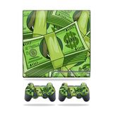 MightySkins Kaplama Sony Playstation 3 PS3 Slim Skins + 2 Controller Skins Sticker Benjamins ile Uyumlu