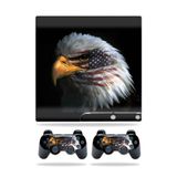 MightySkins Kaplama Sony Playstation 3 PS3 Slim Skins + 2 Controller Skins Sticker Eagle Eye ile Uyumlu