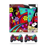 MightySkins Kaplama Sony Playstation 3 PS3 Slim Skins + 2 Controller Skins Sticker Eye Candy ile Uyumlu