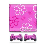 MightySkins Kaplama Sony Playstation 3 PS3 Slim Skins + 2 Controller Skins Sticker Flower Power ile Uyumlu