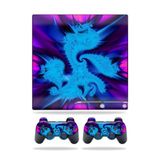 MightySkins Kaplama Sony Playstation 3 PS3 Slim Skins + 2 Controller Skins Sticker Fraktal Soyut ile Uyumlu
