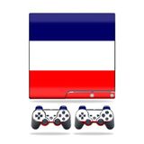 MightySkins Kaplama Sony Playstation 3 PS3 Slim Skins + 2 Controller Skins Sticker Fransa Bayrağı ile Uyumlu