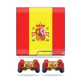 MightySkins Kaplama Sony Playstation 3 PS3 Slim Skins + 2 Controller Skins Sticker İspanya Bayrağı ile Uyumlu