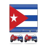 MightySkins Kaplama Sony Playstation 3 PS3 Slim Skins + 2 Controller Skins Sticker Küba Bayrağı