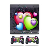 MightySkins Kaplama Sony Playstation 3 PS3 Slim Skins + 2 Controller Skins Sticker Love Me ile Uyumlu
