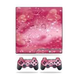 MightySkins Kaplama Sony Playstation 3 PS3 Slim Skins + 2 Controller Skins Sticker Pembe Elmaslar