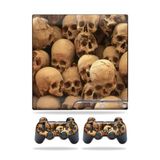 MightySkins Kaplama Sony Playstation 3 PS3 Slim Skins + 2 Controller Skins Sticker Skull Pile ile Uyumlu