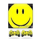 MightySkins Kaplama Sony Playstation 3 PS3 Slim Skins + 2 Controller Skins Sticker Smiley Faces ile Uyumlu