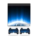 MightySkins Kaplama Sony Playstation 3 PS3 Slim Skins + 2 Controller Skins Sticker Space Flight ile Uyumlu