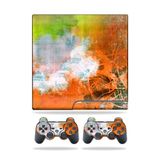 MightySkins Kaplama Sony Playstation 3 PS3 Slim Skins + 2 Controller Skins Sticker Urban Abstract ile Uyumlu