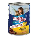 Miglior Gatto Tavşan Etli 12x405 gr Kedi Konservesi 12x405 gr