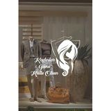 MIGNATIS 8 Mart Kadınlar Günü Cam Vitrin Sticker, Özgür Kadın Temalı, Kırmızı Kalp Desenli, 60 cm, Kendinden Yapışkanlı Folyo (Beyaz)