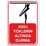 Mıgnatıs - Asılı Yüklerin Altında Durma - Sac Malzeme 35 x 50 cm