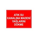 Mıgnatıs Atık Su Kanalına Madeni Yağlarını Dökme Levhası - Sac Malzeme 25X35Cm