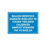 Mıgnatıs Balkon Merdiven Asansör Boşluğu Vb Kemerini Tak Ve Bağlan Levhası - Sac Malzeme 50X70Cm