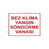 Mıgnatıs Bez Klima Yangın Söndürme Vanası Levhası - Sac Malzeme 50X70Cm