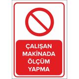 Mıgnatıs - Çalışan Makinada Ölçüm Yapma Levhası - Sac Malzeme 35 x 50 cm
