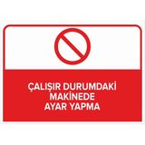 Mıgnatıs - Çalışır Durumdaki Makinede Ayar Yapma Levhası - Sac Malzeme 50 x 70 cm