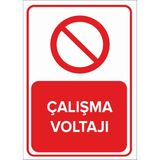 Mıgnatıs - Çalışma Voltajı Levhası - Sac Malzeme 35 x 50 cm