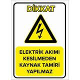 Mıgnatıs - Elektrik Akımı Kesilmeden Kaynak Tamiri Yapılmaz Levhası - Sac Malzeme 25 x 35 cm