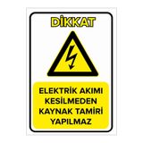 Mıgnatıs Elektrik Akımı Kesilmeden Kaynak Tamiri Yapılmaz Levhası - Sac Malzeme 25X35Cm