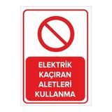 Mıgnatıs Elektrik Kaçıran Aletleri Kullanma Levhası - Sac Malzeme 50X70Cm