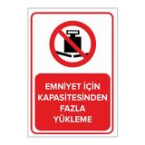 Mıgnatıs Emniyet Için Kapasitesinden Fazla Yükleme Levhası - Sac Malzeme 50X70Cm