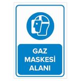 Mıgnatıs Gaz Maskesi Alanı Levhası - Sac Malzeme 50X70Cm