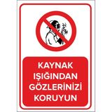 Mıgnatıs - Kaynak Işığından Gözlerinizi Koruyun Levhası - Sac Malzeme 35 x 50 cm