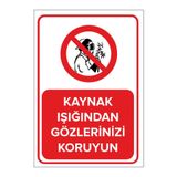 Mıgnatıs Kaynak Işığından Gözlerinizi Koruyun Levhası - Sac Malzeme 50X70Cm